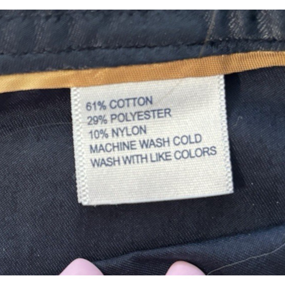 Nautica Skirt 8 Navy Blue Pleated Hem Sailor Boat Skirt Classic Brunch‎ Skirt - Picture 6 of 6